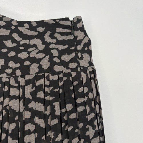 Ann Taylor Loft Micro-Pleated Mini Skirt Size 2 Animal Print - photo 5