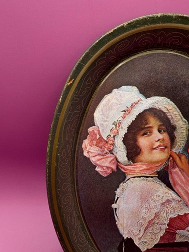 1973 Replica Vintage Coca-Cola Miniature Oval Betty Girl Tray - photo 4