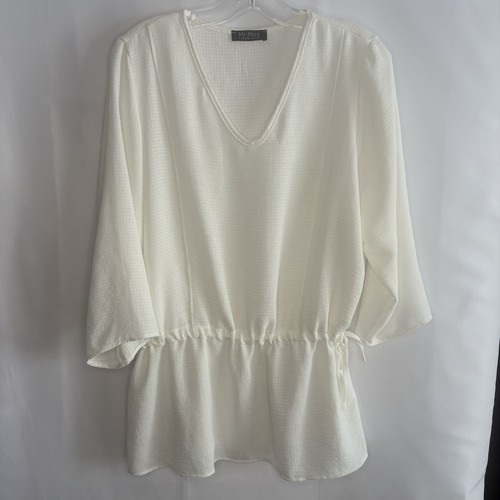 Mr. Max Fashions Women’s Cream Tunic Top - Large