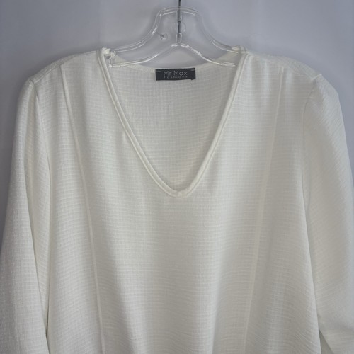 Mr. Max Fashions Women’s Cream Tunic Top - Large - photo 2