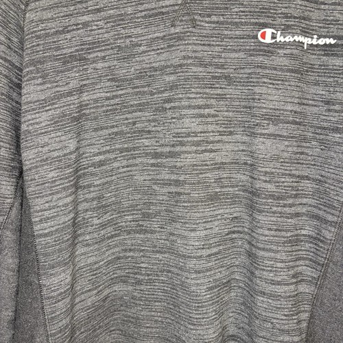 Men’s Champion Dark Grey Long Sleeve Crew Neck Sweatshirt - photo 5