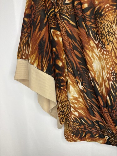 Bebe Women’s Y2K Animal Print Blouse Size Medium - photo 5