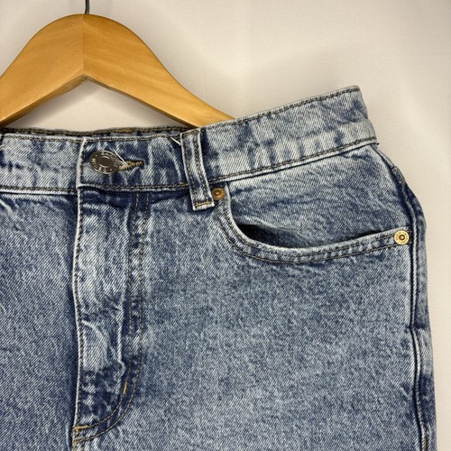 Garage Women’s Denim Jeans Acid Wash Vintage Straight Leg Size 2 - photo 4