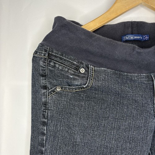 Thyme Maternity Women’s Denim Low Rise Bootcut Jeans Size Small - photo 3