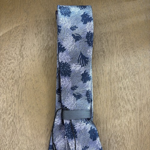 Grafton NWT Youth/Teen Silk Tie, Grey Navy Light Purple - photo 5