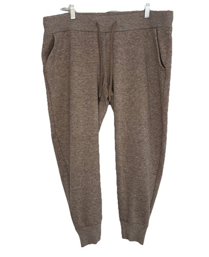 Thyme Maternity Thick Knit Jogger Ankle Pant Large