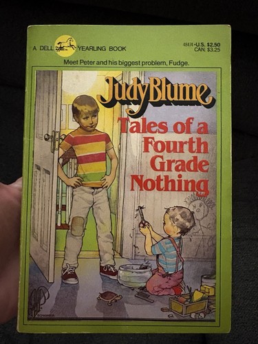 VINTAGE JUDY BLUME YOUNG ADULT BOOK Tales Of A Fourth Grade Noth