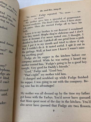 VINTAGE JUDY BLUME YOUNG ADULT BOOK Tales Of A Fourth Grade Noth - photo 5
