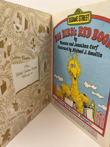 Little Golden Book BIG BIRD's RED BOOK (SESAME STREET) - 1977 - photo 3
