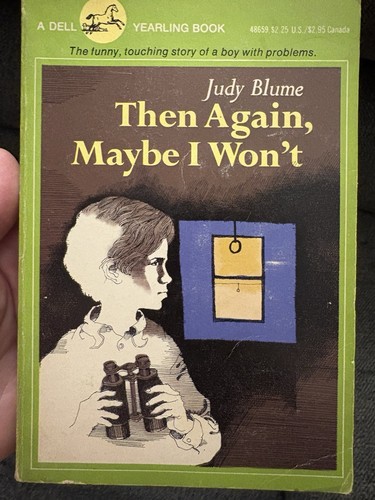 VINTAGE JUDY BLUME “Then Again, Maybe I Won’t”, 1983 Print