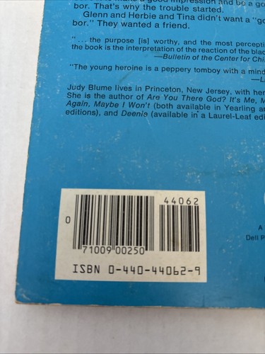 VINTAGE JUDY BLUME YOUNG ADULT BOOK Superfudge, 1983 Print - photo 3