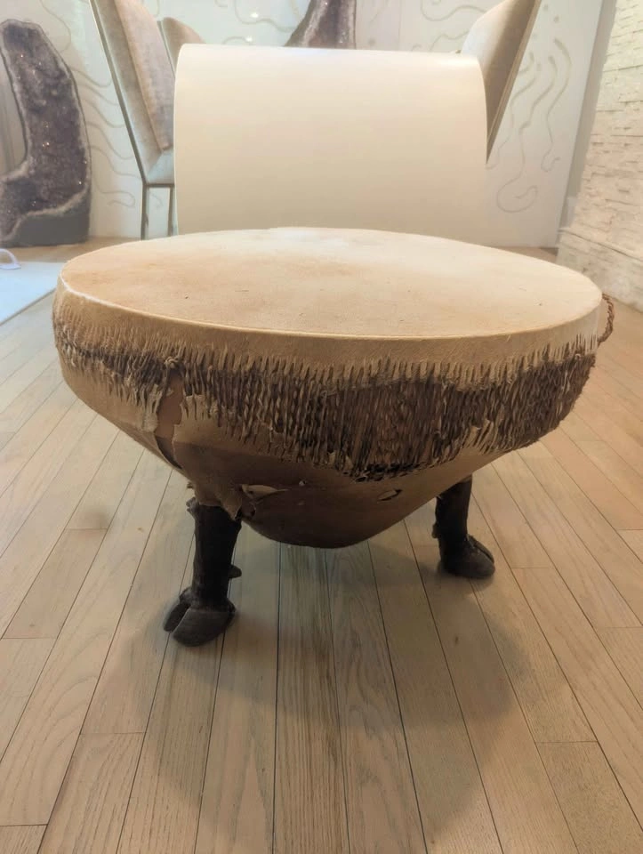 African tribal drum, kettle drum, $400 - photo 2