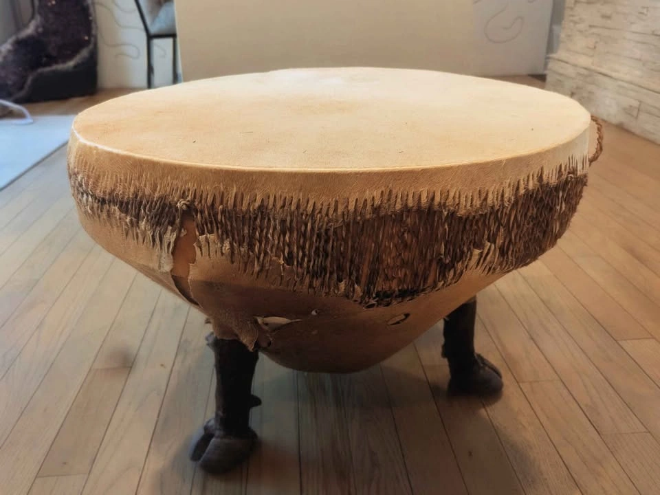 African tribal drum, kettle drum, $400 - photo 3