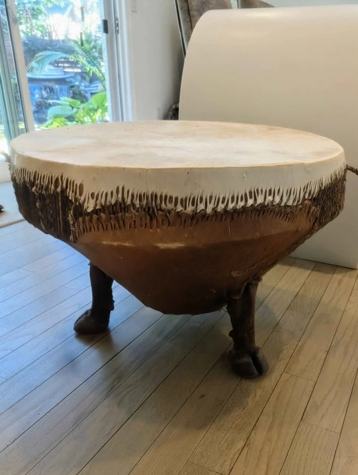 African tribal drum, kettle drum, $400 - photo 4