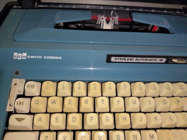 Vintage typewriter