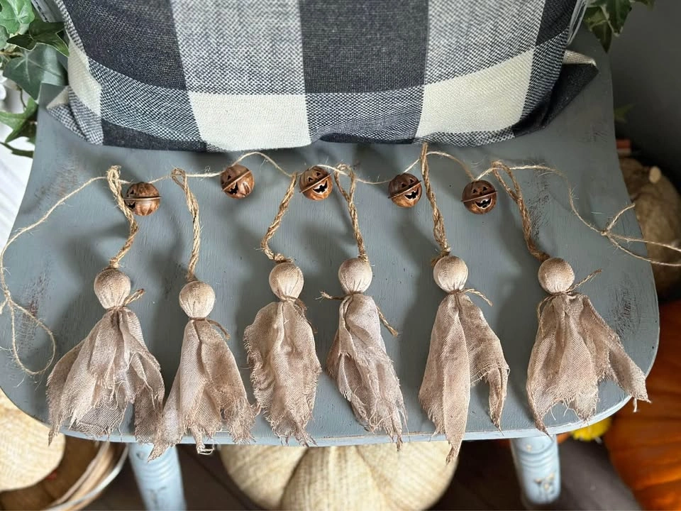 Primitive Ghost Garland Banner - photo 2
