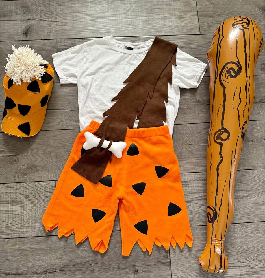 Bam Bam Flintstones Costume Age 7-8