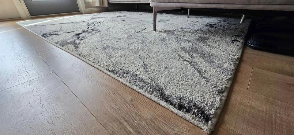 Modern Abstract Marble Pattern Area Rug - photo 3