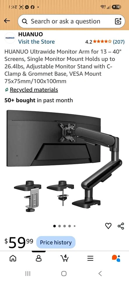 HUANUO Monitor Arm