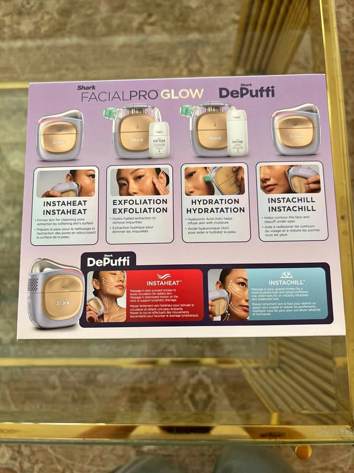 Shark FacialPro Glow At Home Hydro-Powered Facial System