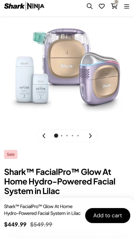 Shark FacialPro Glow At Home Hydro-Powered Facial System - photo 4
