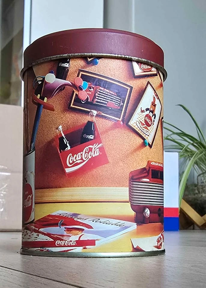 Coca-Cola Vintage Style Coin Bank Tin - photo 3