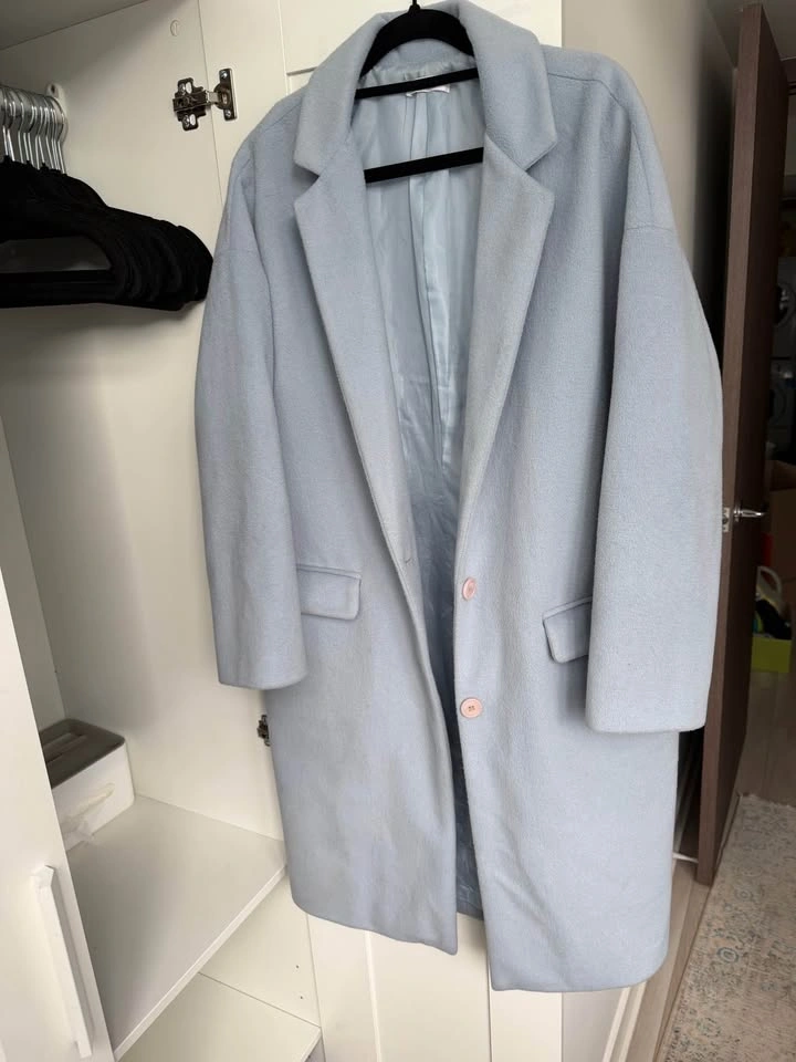 Womens Blue Wool Peacoat Jacket- XS / S - photo 2