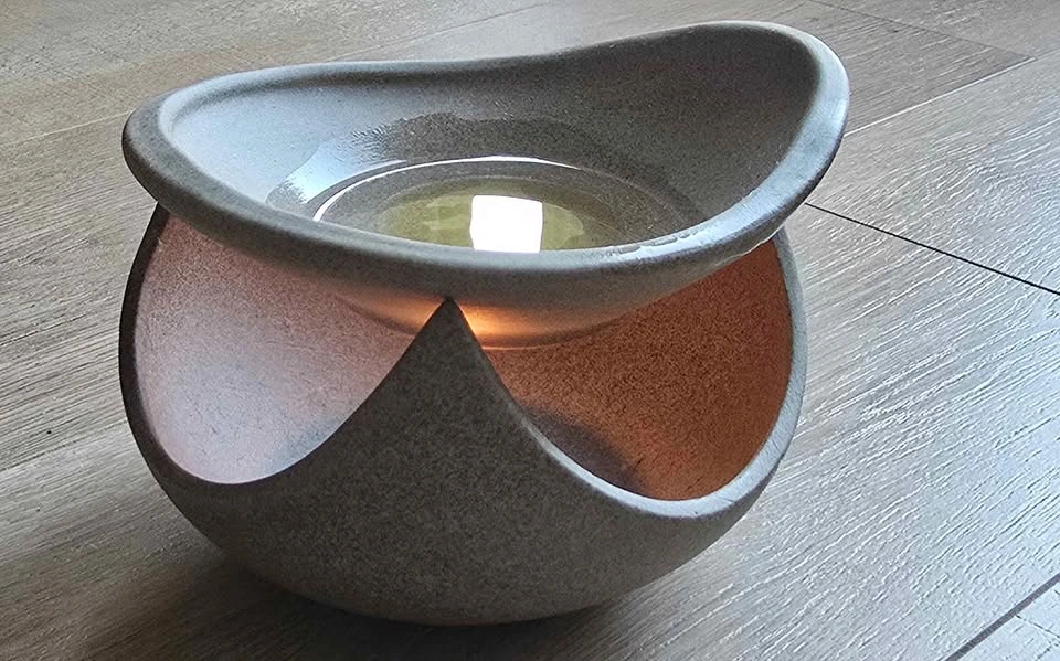 Ceramic Stone-Effect Essential Oil Burner - photo 5