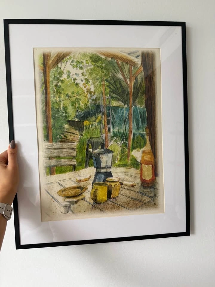 Framed Art Work Print- Coffee - photo 2