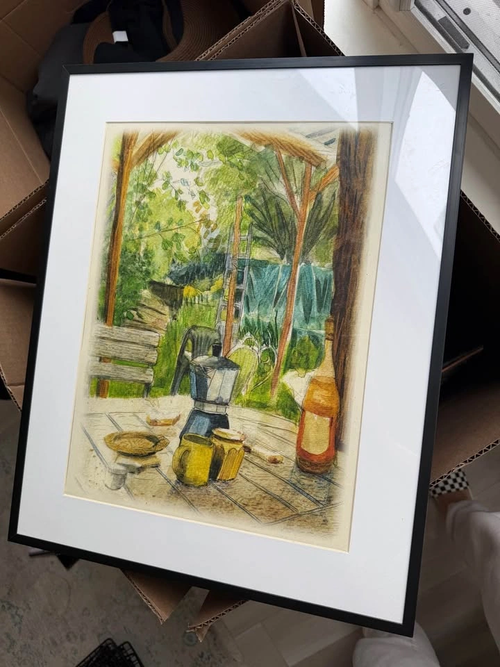 Framed Art Work Print- Coffee - photo 3