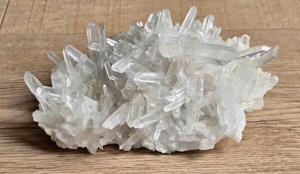 Clear Quartz Crystal Cluster