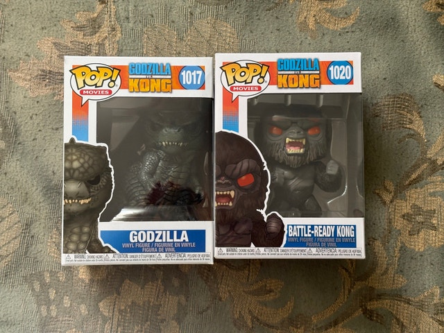 Funko Pop Godzilla vs. Kong Figures