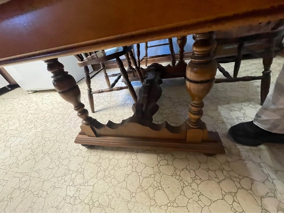 Solid wood kitchen table - photo 3