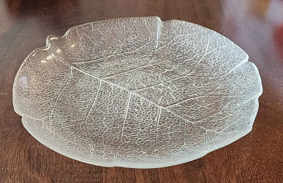 ARCOROC Aspen Glass leaves style glass plate - photo 4