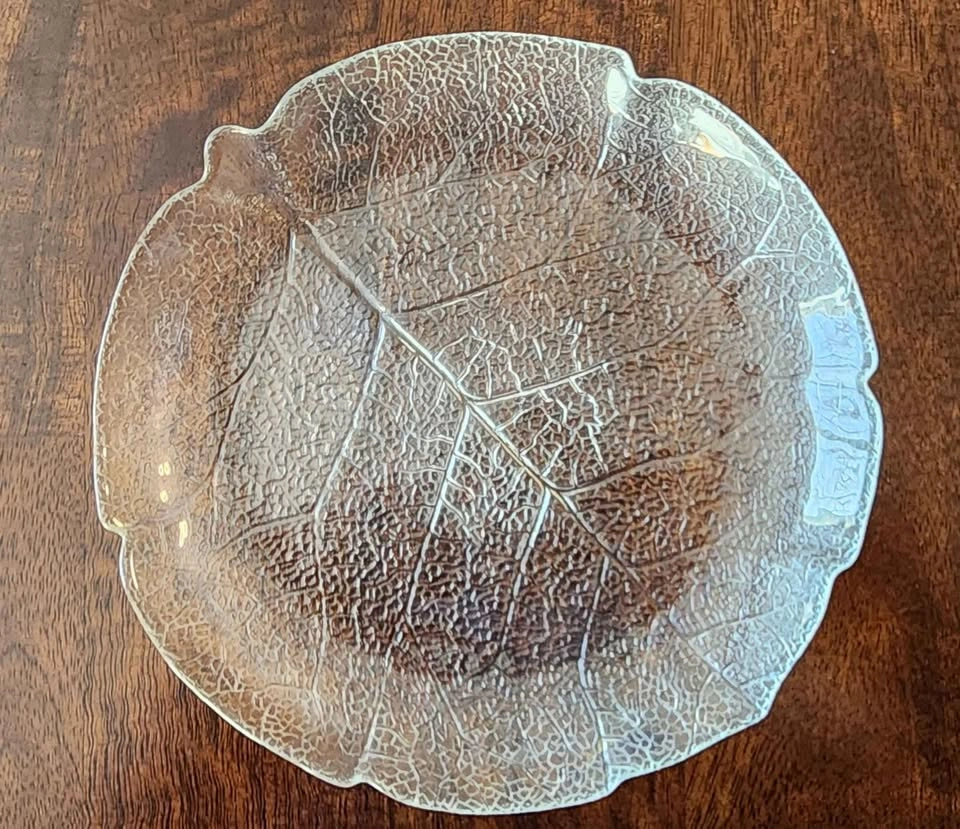 ARCOROC Aspen Glass leaves style glass plate - photo 5