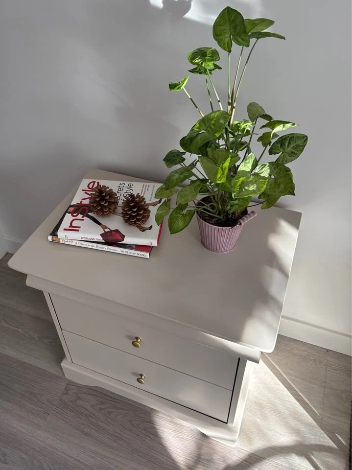 Refinished Nightstand - Solid Wood with Hidden Drawer - photo 4
