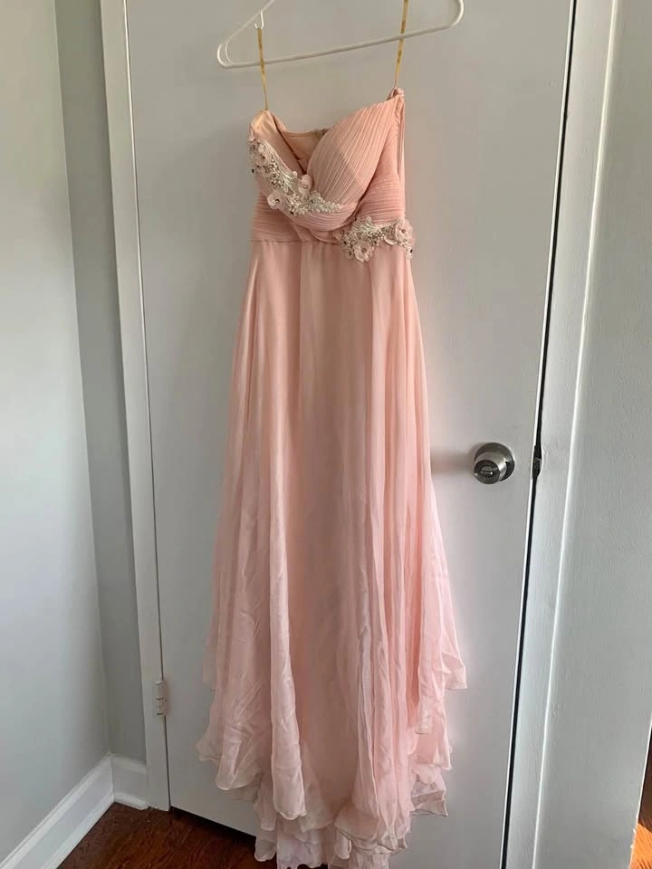 Strapless night gown- prom dress / bridesmaid dress - photo 3
