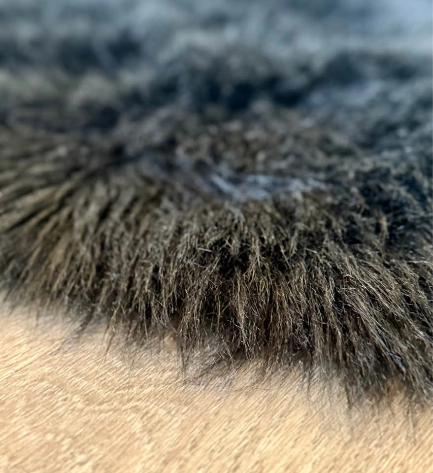 Round Black Shag Rug – 52″ Diameter - photo 3