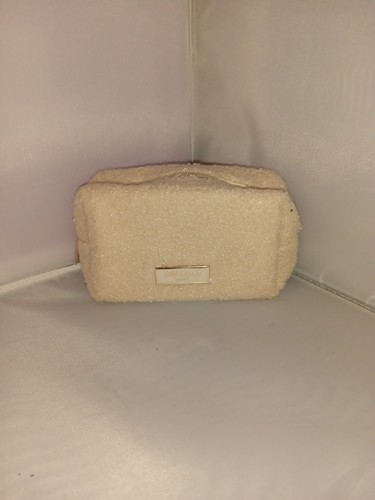 YSL Yves Saint Laurent Beauté Makeup Bag Pouch Light Beige
