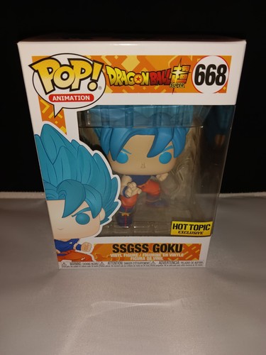 Funko Pop! Vinyl: Dragon Ball - SSGSS Goku - Hot Topic #668