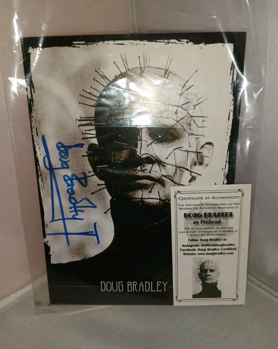 Doug Bradley Signed 5x7 Autographed Photo Hellraiser Pinhead