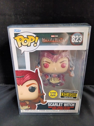 Funko Pop! Scarlet Witch #823 GITD EE Exclusive Marvel WandaVisi