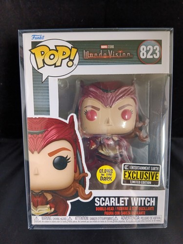 Funko Pop! Scarlet Witch #823 GITD EE Exclusive Marvel WandaVisi - photo 2