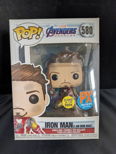 Funko Pop! Marvel Avengers Endgame I am Iron Man Glow #580