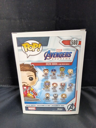 Funko Pop! Marvel Avengers Endgame I am Iron Man Glow #580 - photo 3