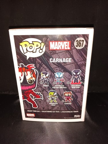 Marvel Venom Carnage Pop! Vinyl Figure #367 - photo 3