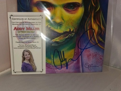Walking Dead Teddy Bear Girl Addy Miller Autographed Picture - photo 2