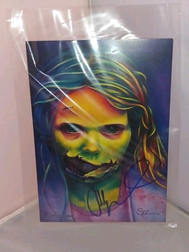 Walking Dead Teddy Bear Girl Addy Miller Autographed Picture - photo 3