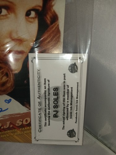 PJ SOLES Horror Autograph Hand Signed 5x7 Photo Halloween Carrie - photo 4