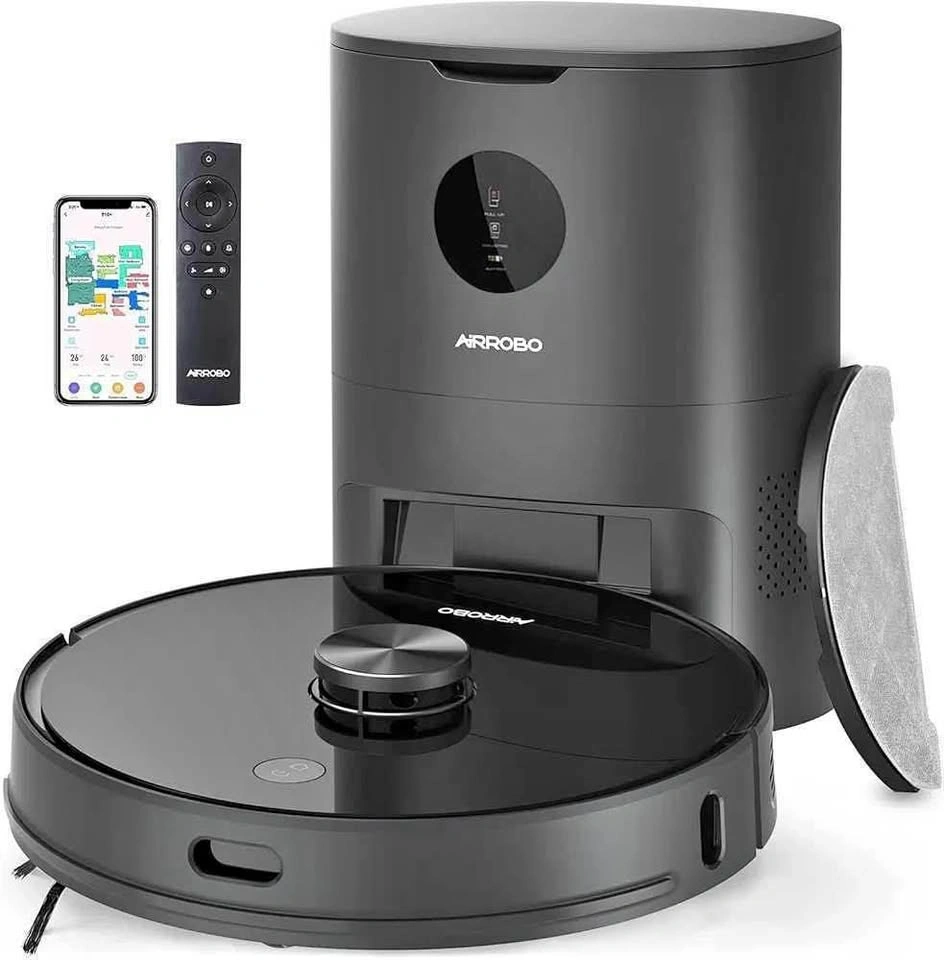 AIRROBO T10 Robot Vacuum with Self-Emptying Base